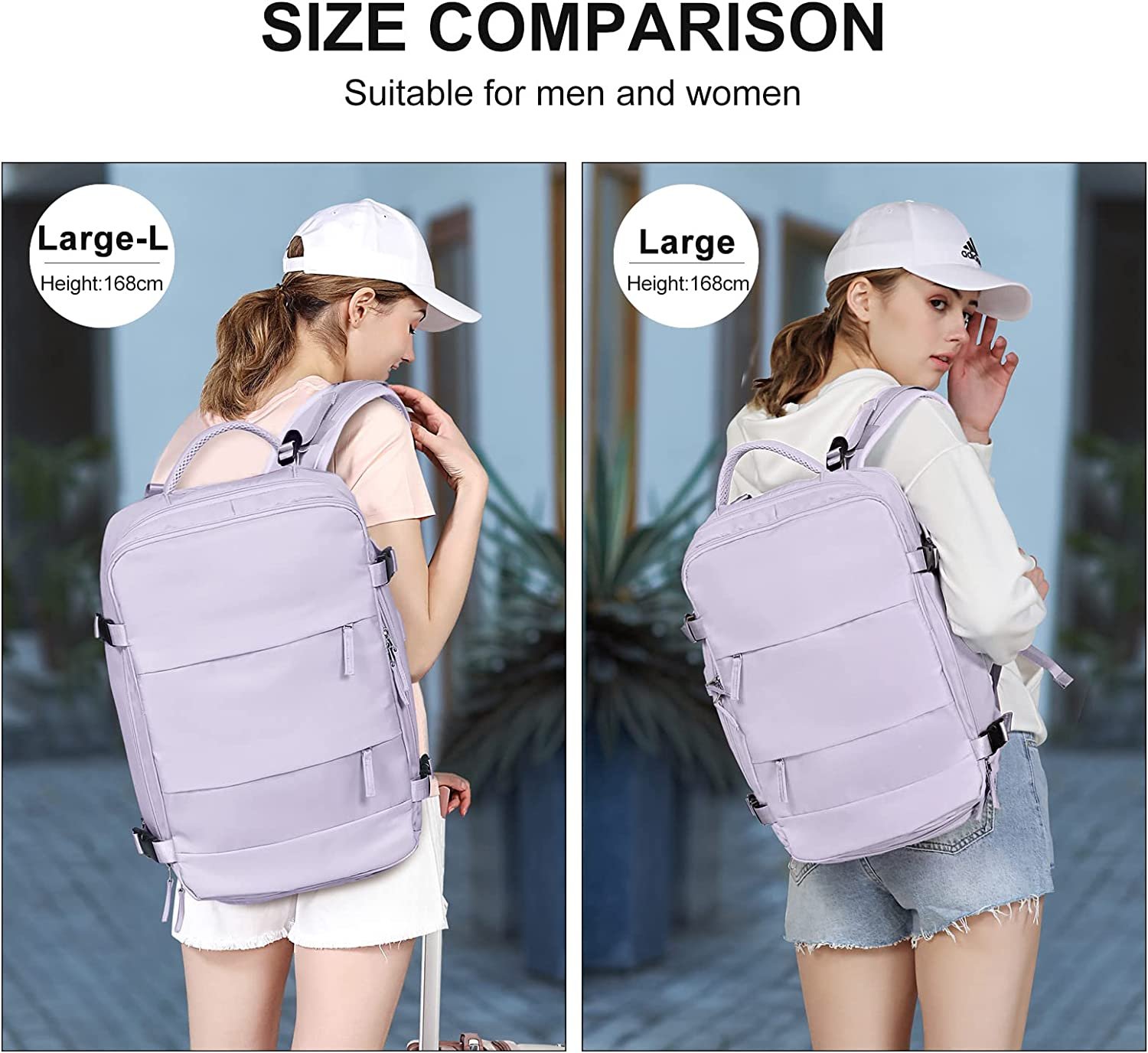Large Travel Backpack Women, Laptop with USB Charging Port Backpack
