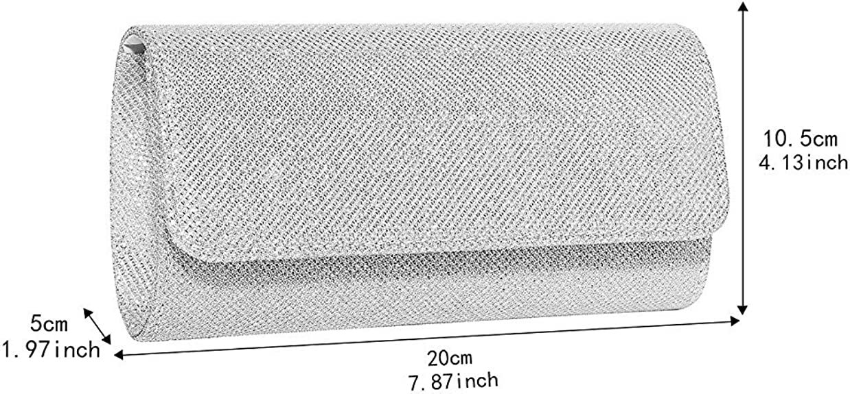 Evening Bag Clutch Purses for Women Ladies Sparkling Party Handbag Wedding Bag